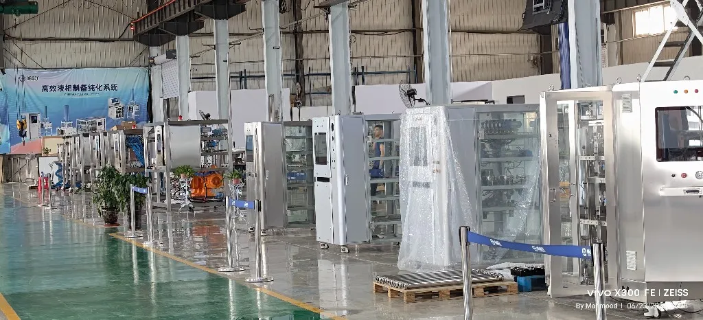 HPLC systems and chromatography equipment on the factory production line