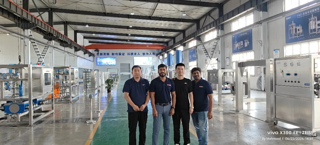 DSP engineering team at the chromatography manufacturing facility