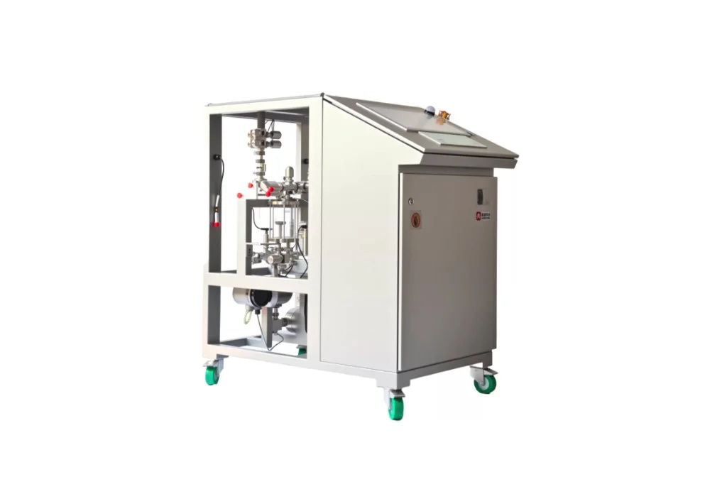 Commercial Scale FPLC System with glass column and control cabinet